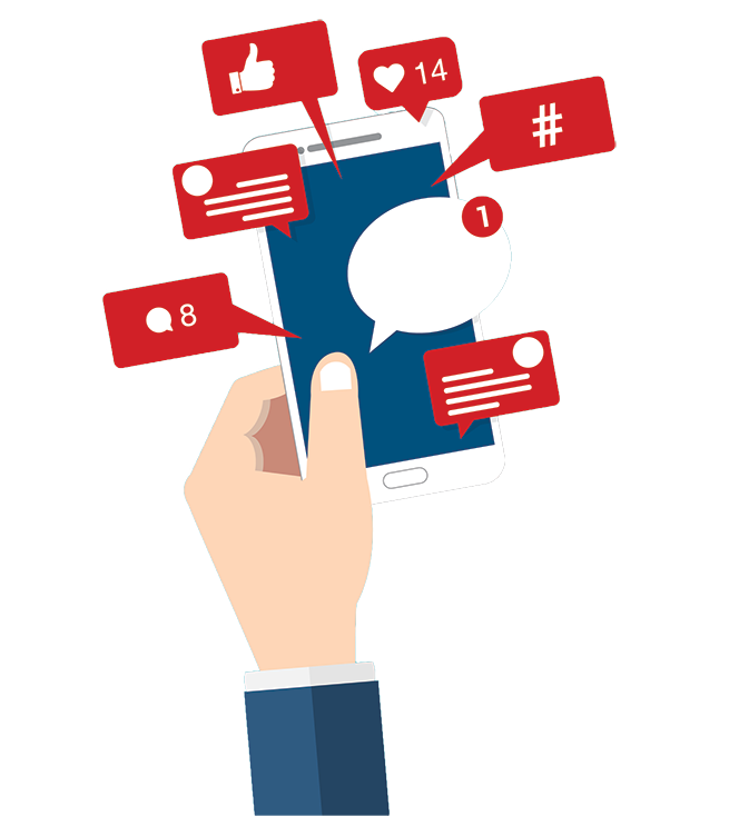 social media phone hold