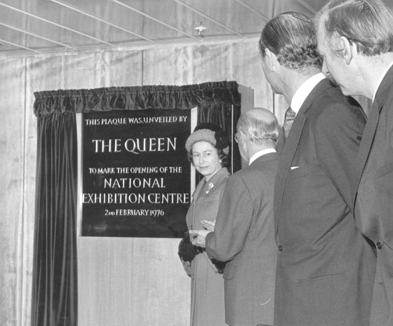 Queen Elizabeth II Opening Spring Fair 1975