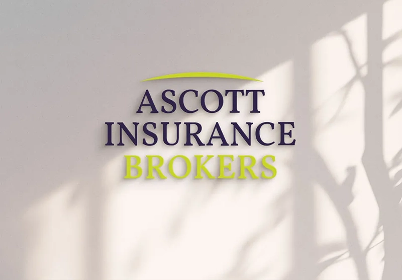 Ascott Insurance Logo on wall